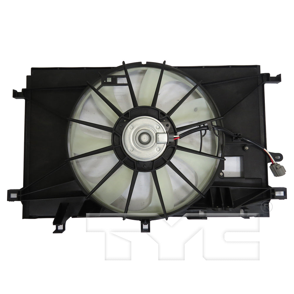 Dual Radiator & Condenser Cooling Fan Assembly for 18-19 Toyota C-HR 16363-0T210