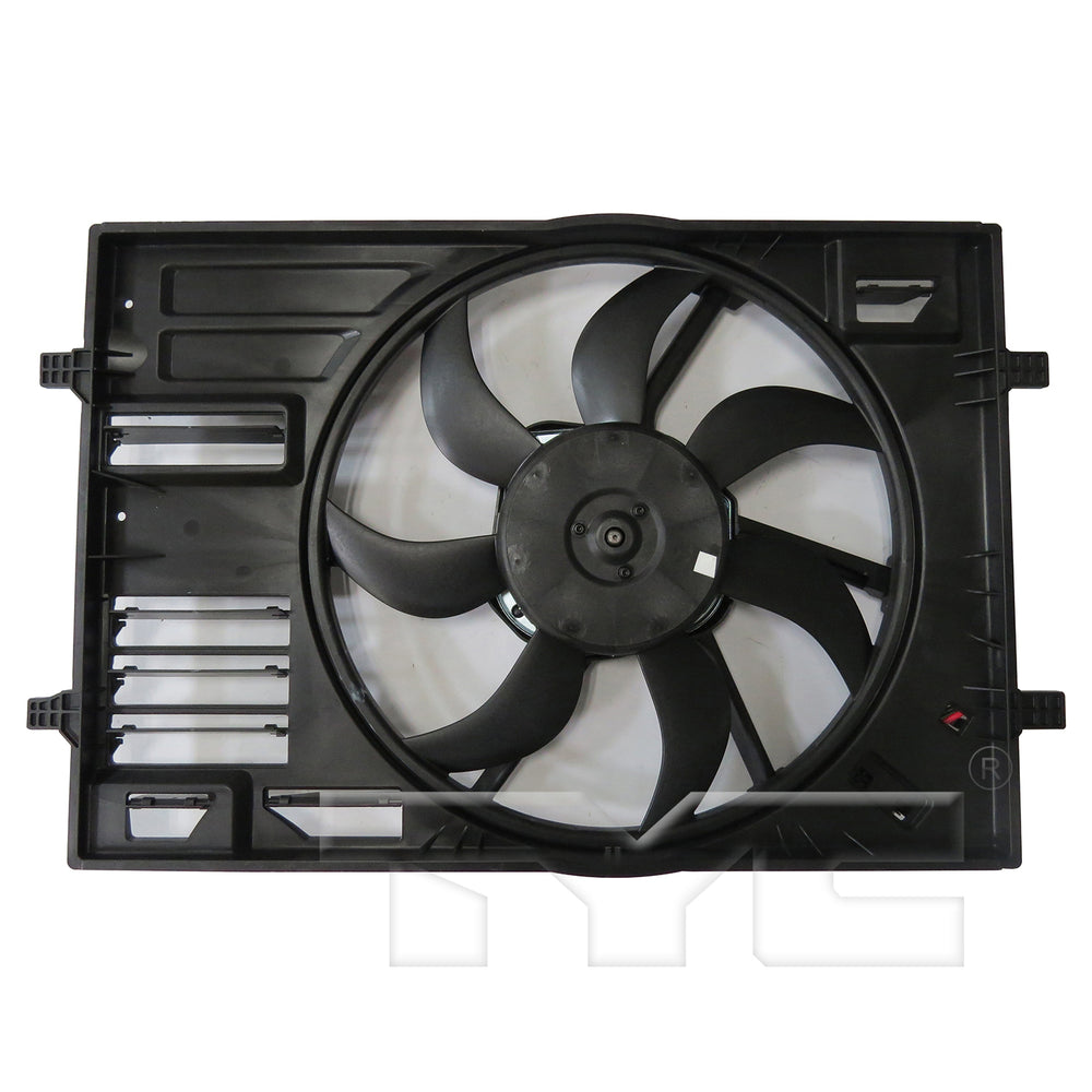 Dual Radiator & Condenser Cooling Fan Assembly for 15-19 Audi A3 1.8L/2.0L Turbo