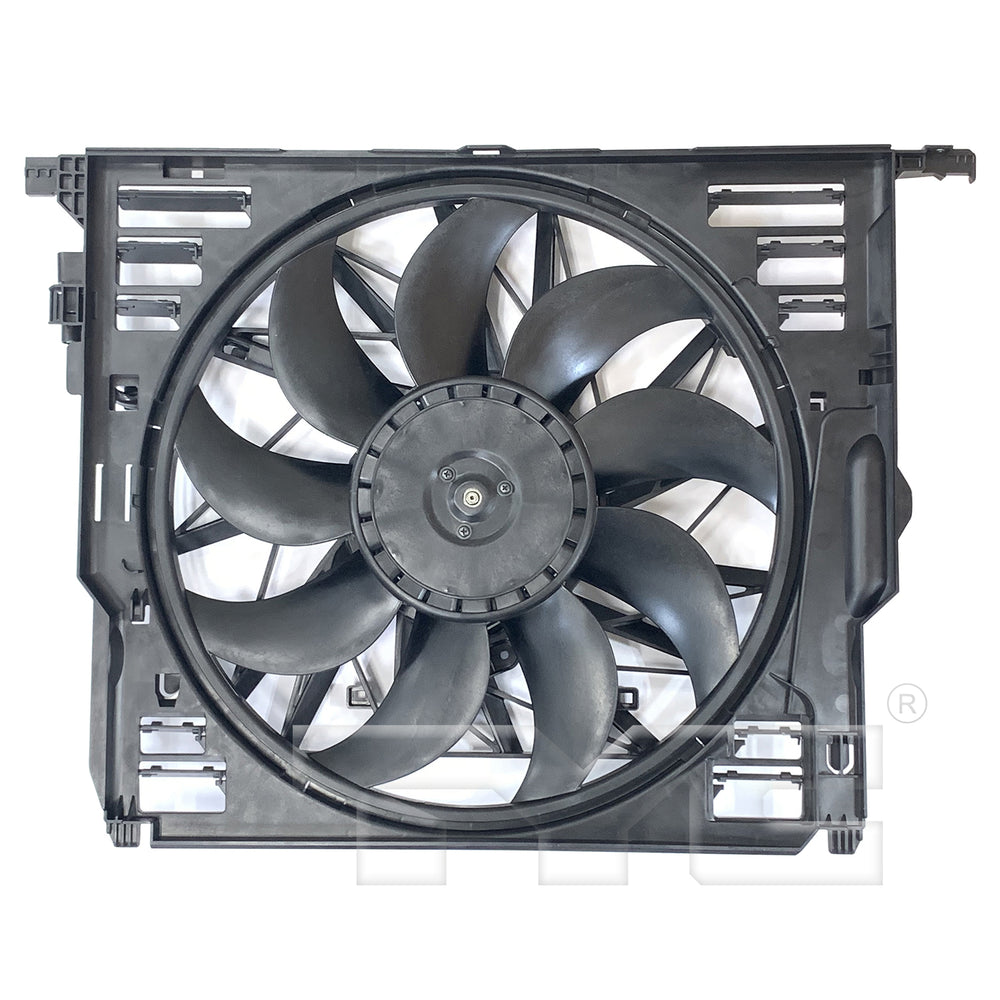 Dual Radiator & Condenser Cooling Fan Assembly for 09-15 BMW 7 Series