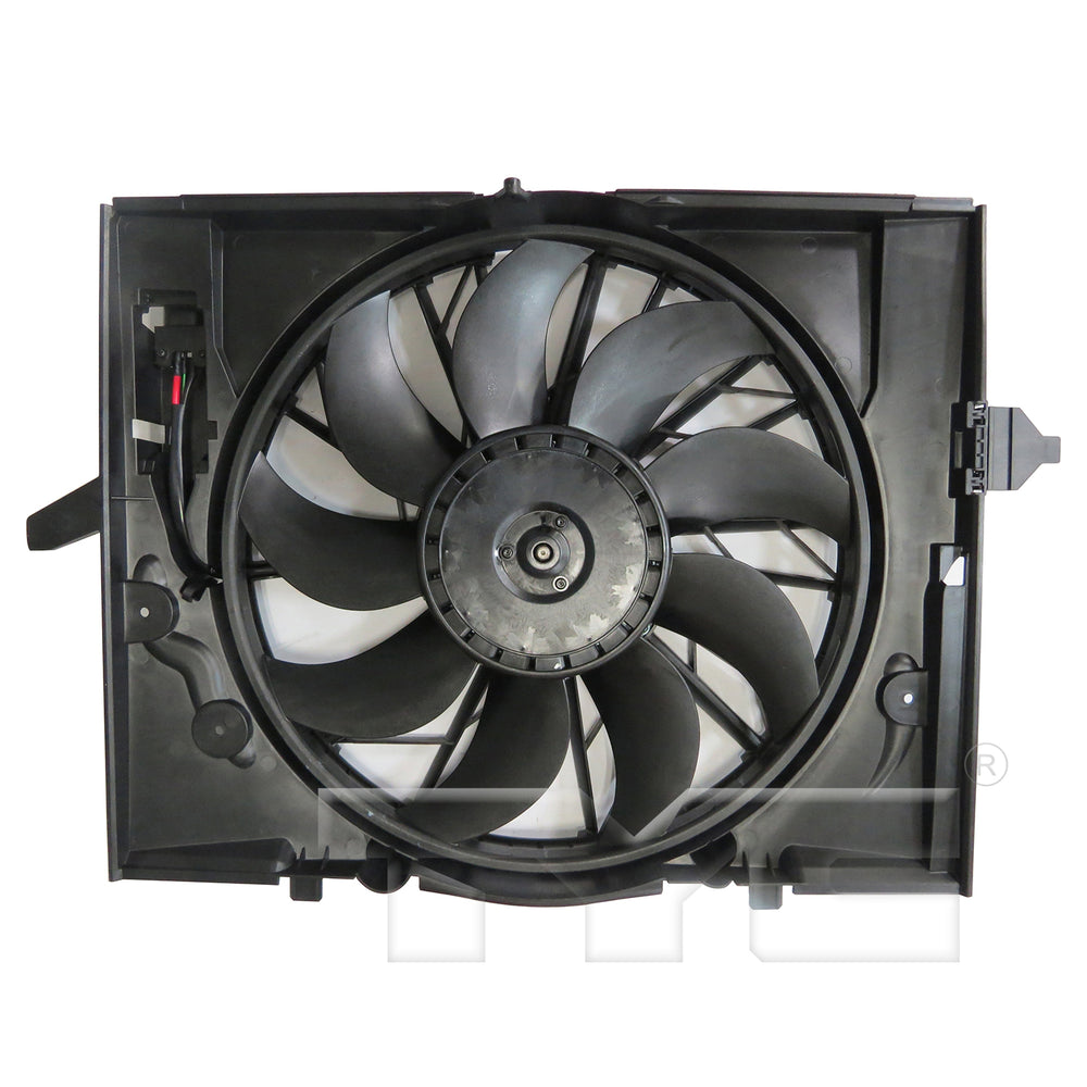 Dual Radiator & Condenser Cooling Fan Assembly for 06-07 BMW 525I 530I BM3115107