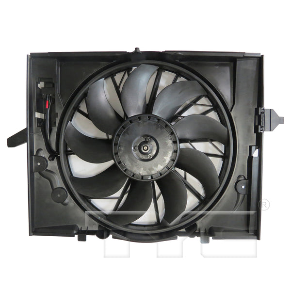 Dual Radiator & Condenser Cooling Fan Assembly for 06-07 BMW 525I 530I BM3115107