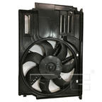 Dual Radiator & Condenser Cooling Fan for 16-18 BMW X1