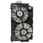 Dual Radiator & Condenser Cooling Fan for 15-17 Lexus NX200T