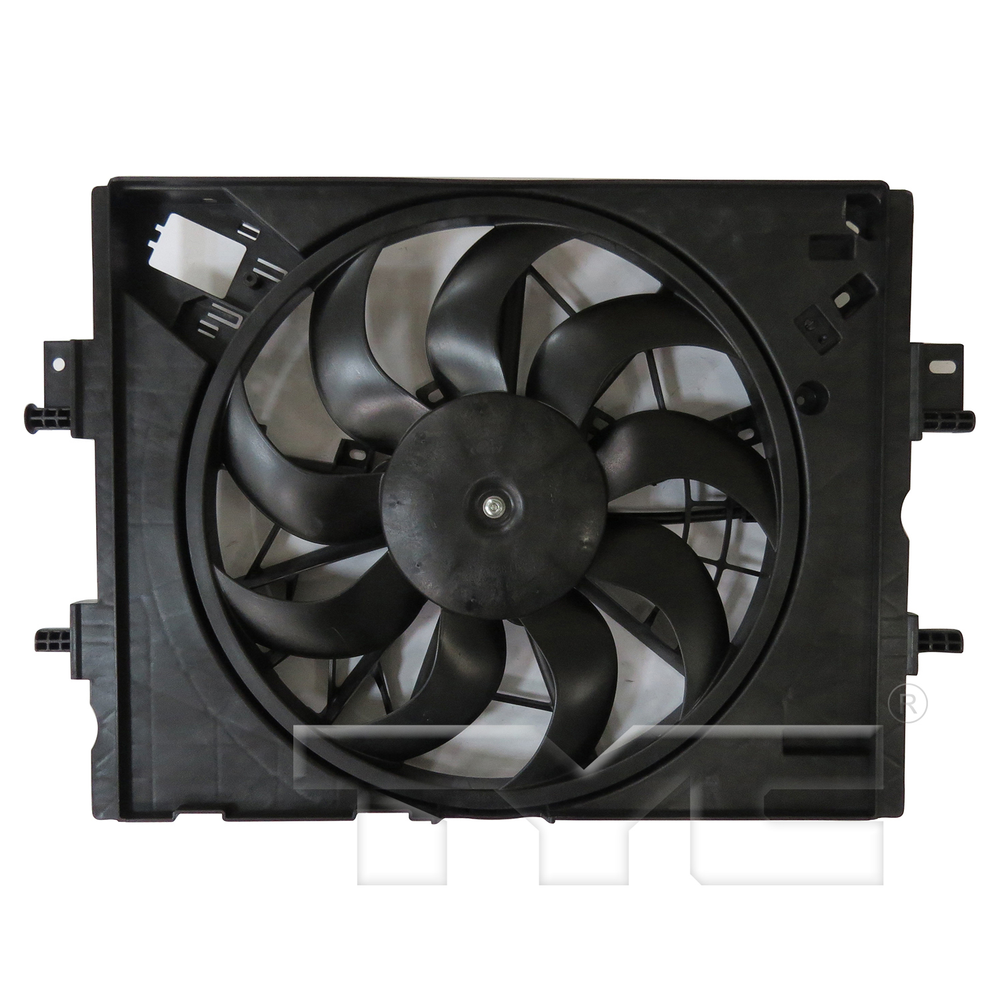 Radiator & Condenser Cooling Fan Assembly for 20-20 Nissan Sentra