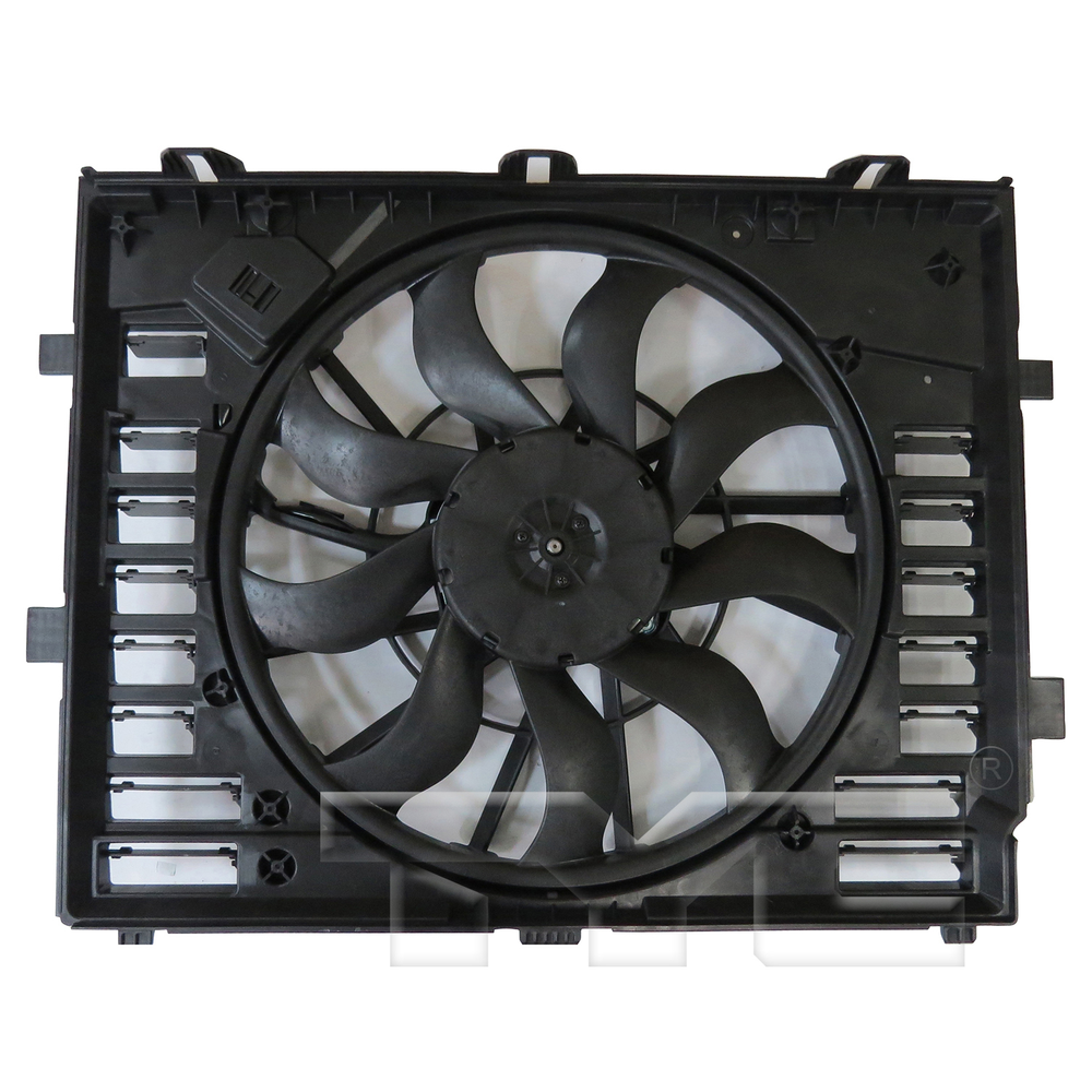 Radiator & Condenser Cooling Fan Assembly for 16-18 Porsche Cayenne 3.6L