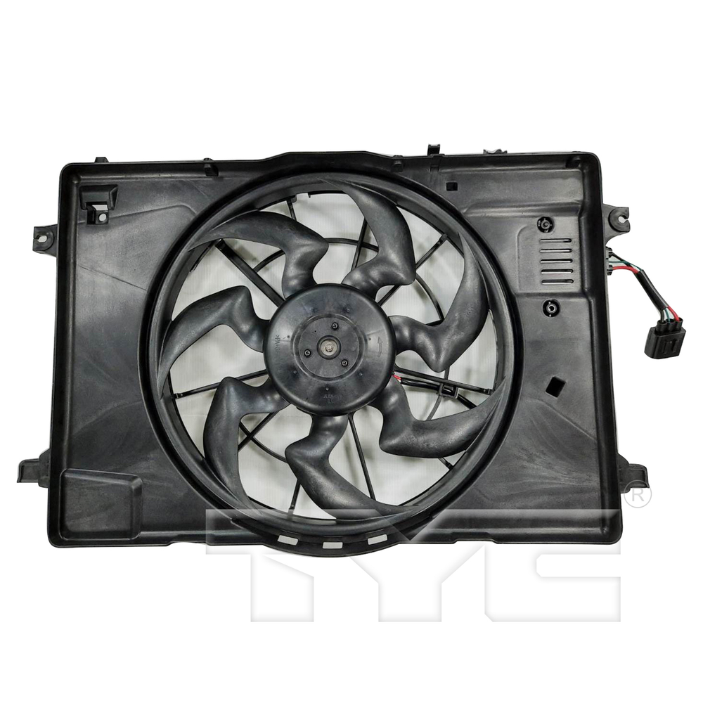 Radiator & Condenser Cooling Fan Assembly for 17-20 Kia Niro Hybrid