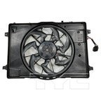 Radiator & Condenser Cooling Fan Assembly for 17-20 Kia Niro Hybrid