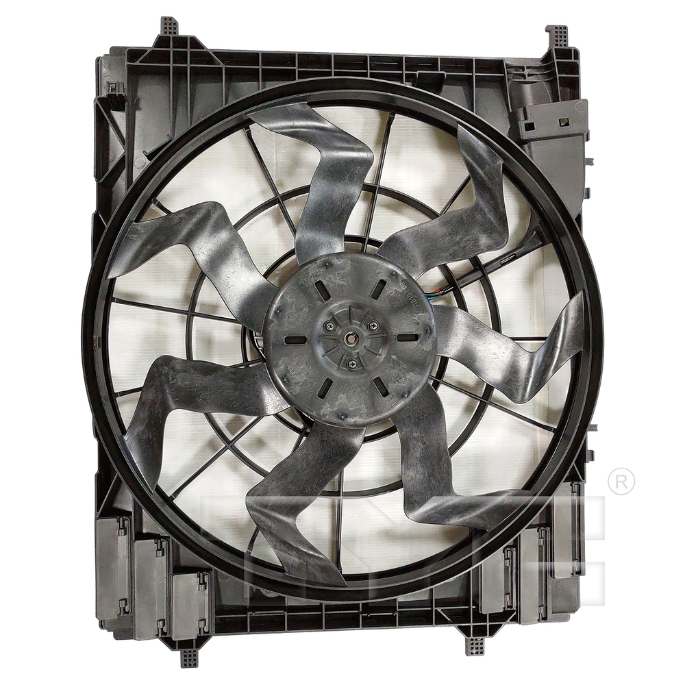 Cooling Fan Assembly Radiator & Condenser for 20-22 Mercedes GLE Class w/o Tow