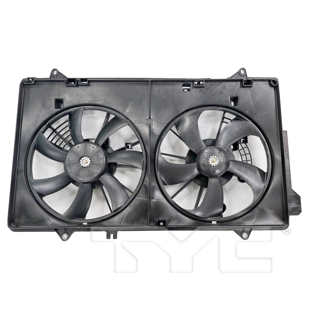 Radiator & Condenser Cooling Fan Assembly for 17-22 Mazda CX-5 2.5L PYFV-15-025
