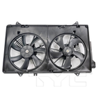 Radiator & Condenser Cooling Fan Assembly for 17-22 Mazda CX-5 2.5L PYFV-15-025
