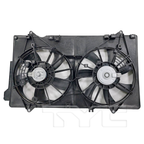 Radiator & Condenser Cooling Fan Assembly for 17-22 Mazda CX-5 2.5L PYFV-15-025