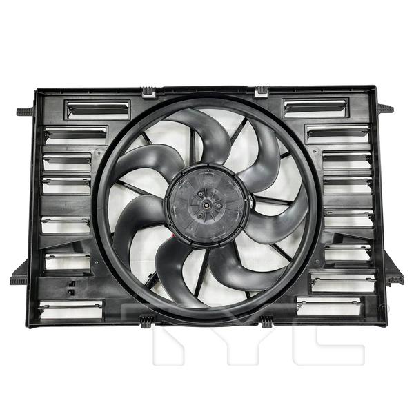 Radiator & Condenser Cooling Fan Assembly for 17-20 Audi A4 600W