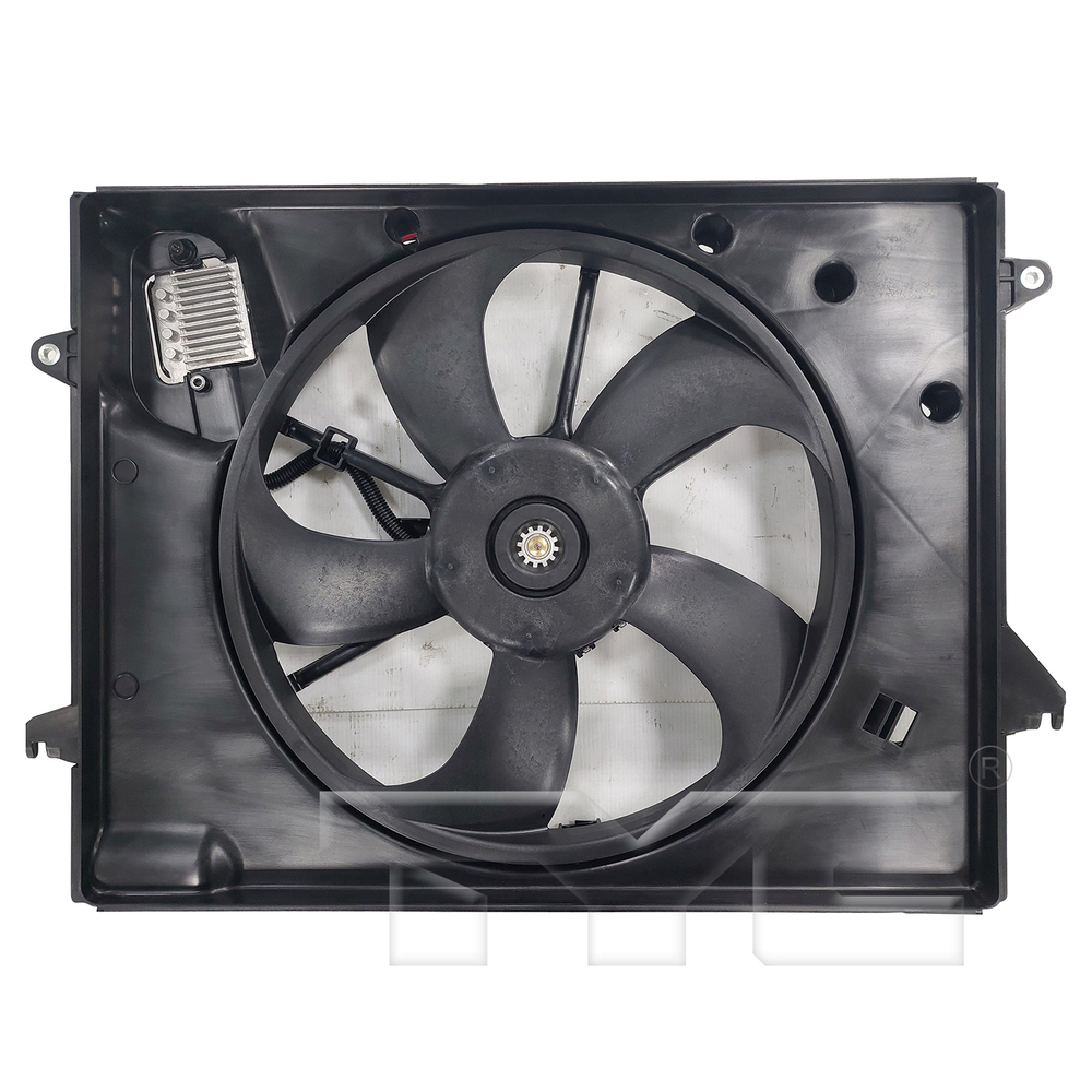 Radiator & Condenser Cooling Fan Assembly for 18-19 Hyundai Sonata 2.4L