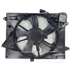 Radiator & Condenser Cooling Fan Assembly for 18-19 Hyundai Sonata 2.4L