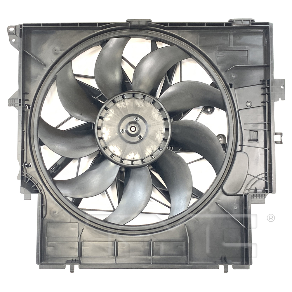 Radiator & Condenser Cooling Fan Assembly for 11-17 BMW X5 17427560877