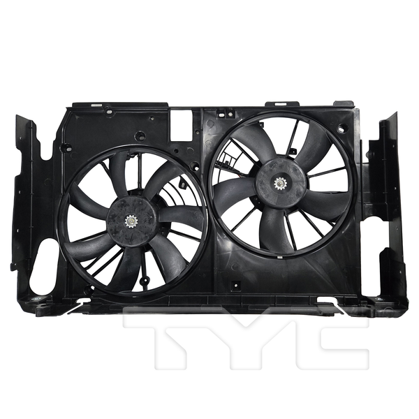 Radiator & Condenser Cooling Fan Assembly for 06-12 Toyota RAV4 3.5L (US Built)