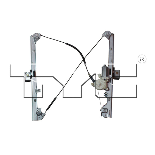 Power Window Regulator with Motor for 99-07 Chevy Silverado Pickup Front Right