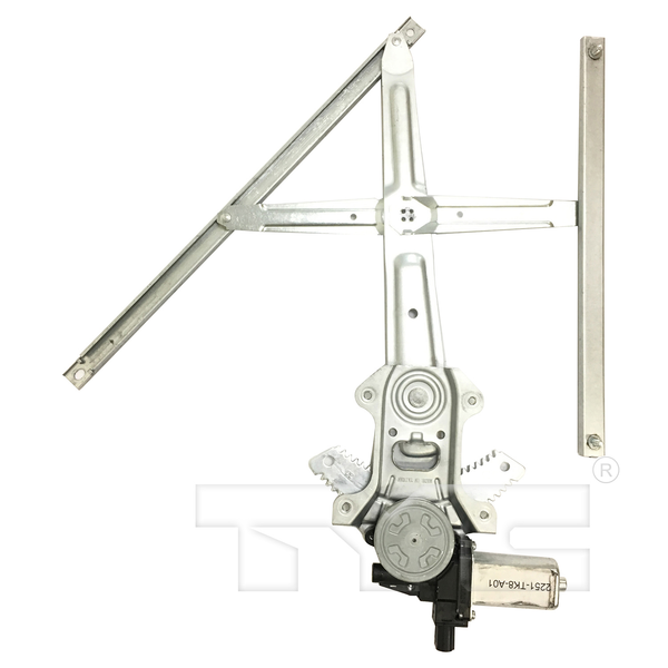 Power Window Regulator Assembly w/Motor Front Driver for 11-17 Honda Odyssey