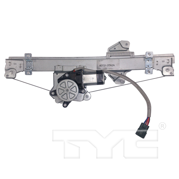 Power Window Regulator with Motor for 13-18 Nissan Altima Sedan Front Left