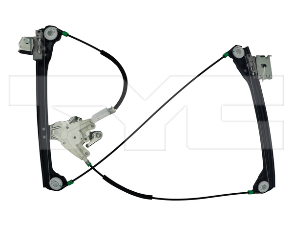 Window Regulator Assembly for 01-06 BMW 3 Series 2-Pin Front Right Passenger