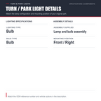 Corner Signal Light for 92-95 Toyota Pickup DLX/SR5 (Painted) Passenger Right