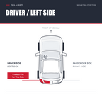 Tail Light Rear Lamp for 10-15 Chevy Equinox Left Driver Side