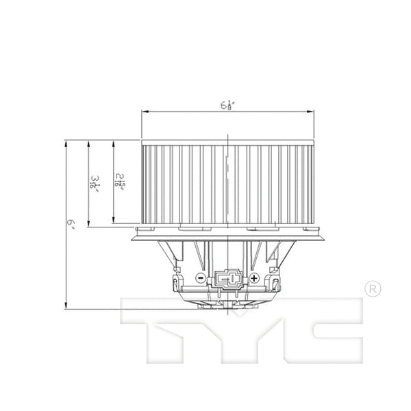 Blower Motor A/C Heater Fan Assembly for 11-14 Hyundai Sonata/11-11 Kia Optima