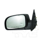 Door Mirror for 07-12 Hyundai Santa Fe Power Heated Black Left Driver  Side