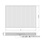 A/C Cabin Air Filter Carbon for 16-19 Audi Q7 4M0-819-439A