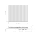 A/C Cabin Air Filter Particulate for 15-19 Hyundai Sonata C2H79 AP000