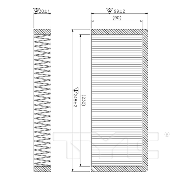 Particulate A/C Cabin Air Filter for 11-23 Mazda 2 D651-61-J6X