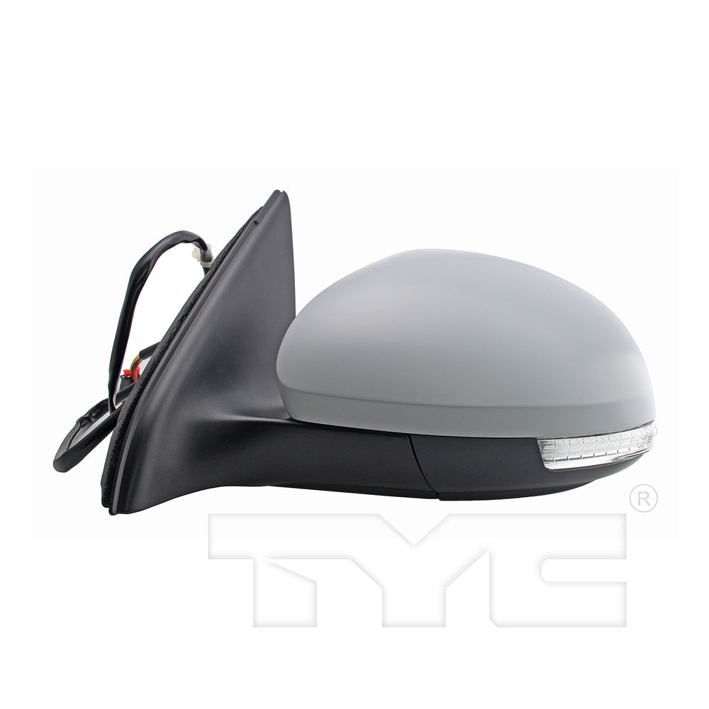 Door Mirror for 09-18 Volkswagen Tiguan Power Heated w/Signal Driver  Side