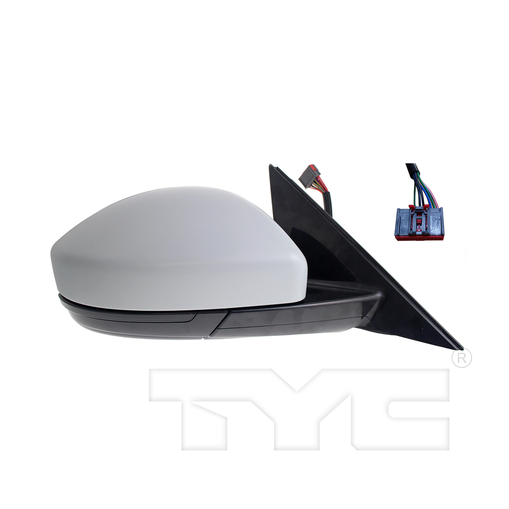 Side Door Mirror for 17-19 Jaguar F-Pace Power Heated w/Signal Right Passenger