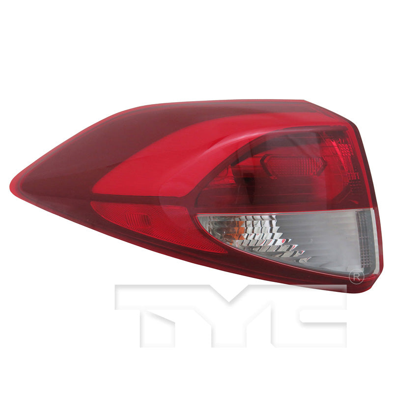 Halogen Outer Quarter Tail Light Lamp Left Driver for 16-18 Hyundai Tucson