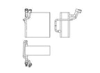 New AC Evaporator for 99-02 Jeep Grand Cherokee  5012697AB