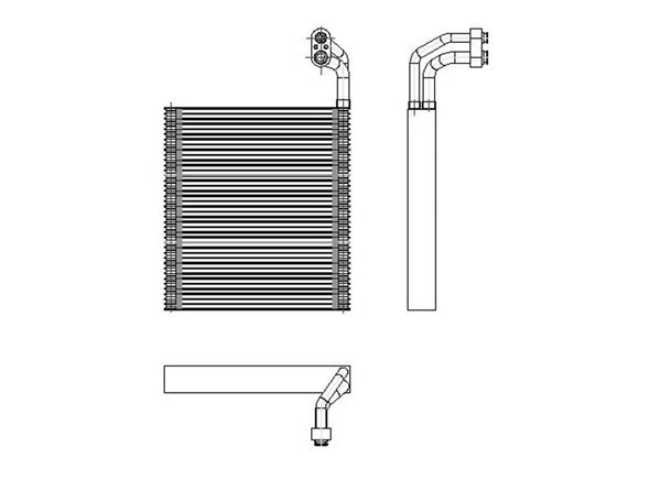 New AC Evaporator for 08-13 Honda Accord Sedan  80211-TA0A01