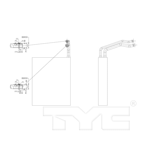 New AC Evaporator for 05-10 Jeep Grand Cherokee/06-10 Commander 5143096AA