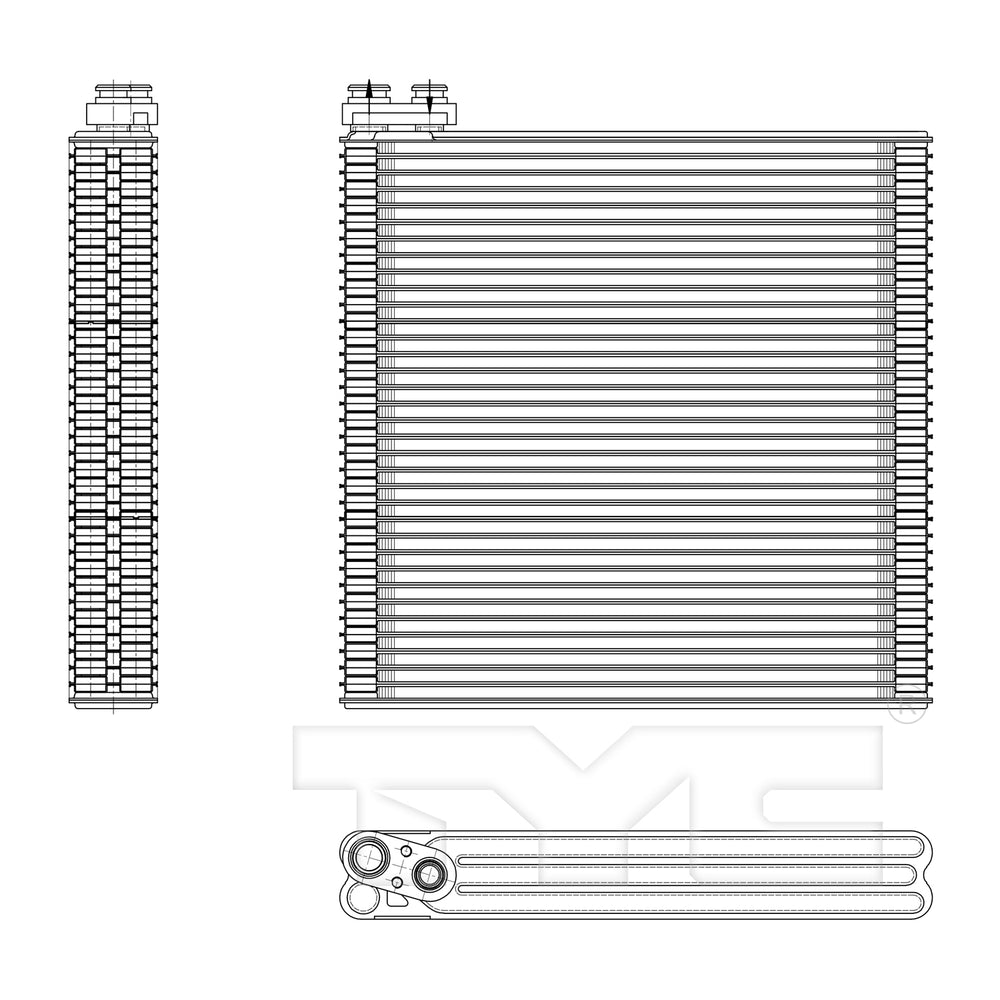 New AC Evaporator for 06-11 Honda Civic Coupe  80211-SVA-A01