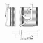 New AC Evaporator for 97-04 Mitsubishi Montero Sport  MR315966