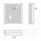 New AC Evaporator for 07-13 Mitsubishi Outlander 3.0L  7810A017