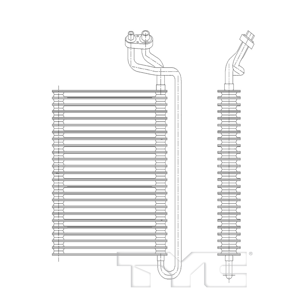 A/C Evaporator for 16-20 Toyota Tacoma Pickup 88511-04020