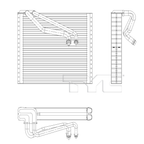 Evaporator A/C Core for Jeep Renegade 68266038AA