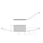 Evaporator for 19-23 Chevy Silverado 85129265