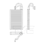 A/C Evaporator Core for 18-23 Subaru Crosstrek 73523FL500