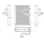 A/C Evaporator Core for 19-23 Chevrolet Blazer 13480793