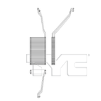 Front A/C Evaporator for 21-24 Chevy/GMC Tahoe/Yukon 3.0/5.3/6.2L L6/V8 84835413