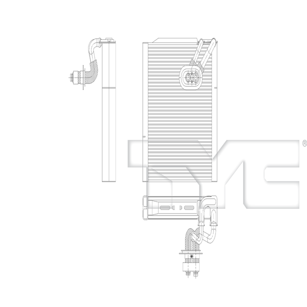 A/C Evaporator for 15-21 Kia Sedona 3.3L V6 97139A9100
