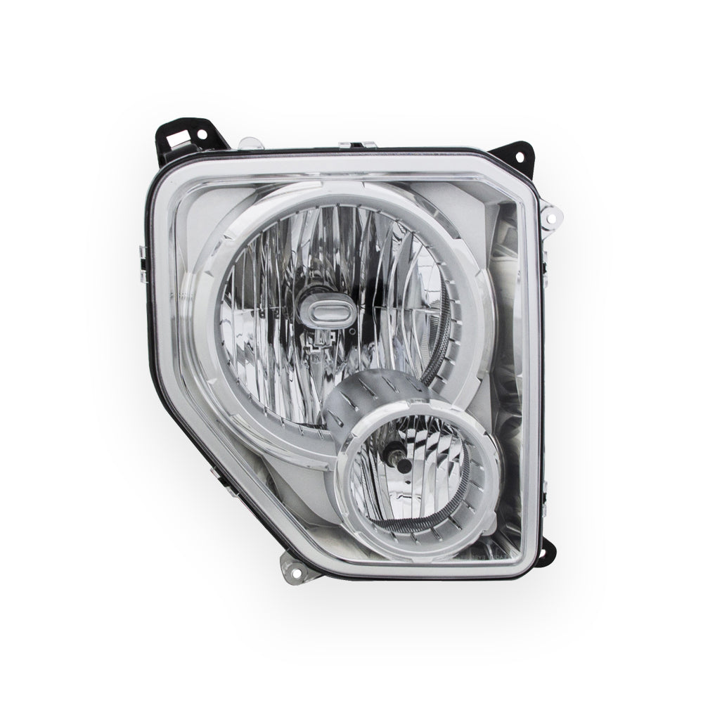 Headlight for 08-12 Jeep Liberty w/o Black Bezel w/Fog Lamp Right Passenger Side