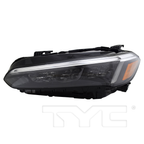 LED Black Headlight for 22-25 Honda Civic Sport (Black) Left Driver Side