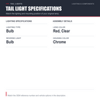 Trunk Reverse Backup Tail Light for 20-20 Toyota Corolla (Japan) Driver Left